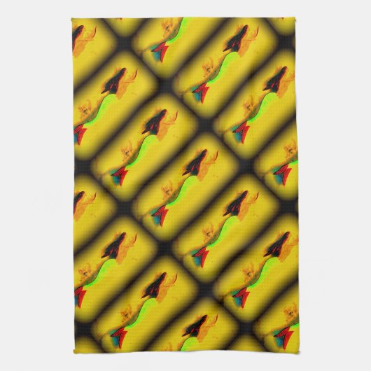 keukenhanddoeken voor opgaande mermaiden (Verticaal)