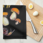 keukenhanddoeken voor paddenstoelen (Quarter Fold)