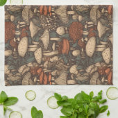 Keukenhanddoeken voor paddenstoelen (Gevouwen)