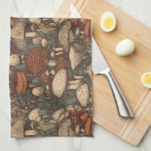 Keukenhanddoeken voor paddenstoelen (Quarter Fold)