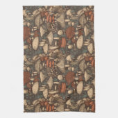 Keukenhanddoeken voor paddenstoelen (Verticaal)