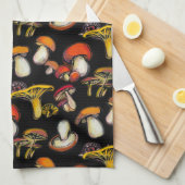 keukenhanddoeken voor paddenstoelen (Quarter Fold)