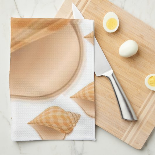 keukenhanddoeken voor zeeschelpen (Quarter Fold)