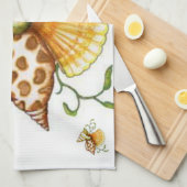 keukenhanddoeken voor zeeschelpen (Quarter Fold)