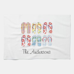 Keukenhanddoeken voor zomerTeenslippers
