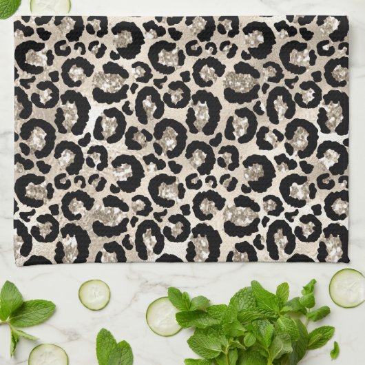 Keukenhanddoeken voor zwart/goudkeuken (Gevouwen)