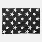 Keukenhanddoeken voor zwarte en witte Star-afdrukk (Horizontaal)