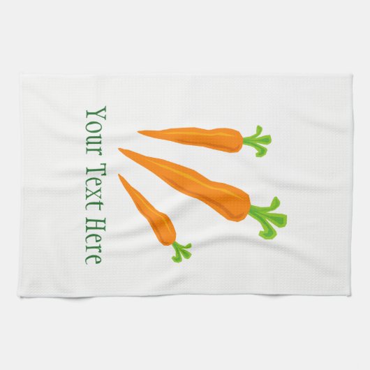 Keukenhanddoekje voor groente- en wortelkeuken theedoek (Horizontaal)