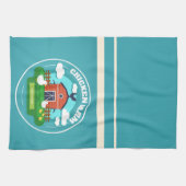 Keukenhanddoekjes-Boerderij Theedoek (Horizontaal)