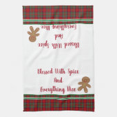 Keukenhanddoekloos met specerijen en alles theedoek (Verticaal)
