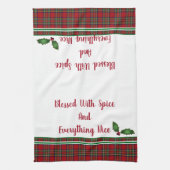 Keukenhanddoekloos met specerijen en alles theedoek (Verticaal)