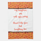 Keukenhanddoekloos met specerijen en alles theedoek (Verticaal)