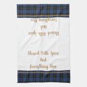Keukenhanddoekloos met specerijen en alles theedoek (Verticaal)