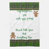 Keukenhanddoekloos met specerijen en alles theedoek (Verticaal)