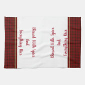 Keukenhanddoekloos met specerijen en alles theedoek (Horizontaal)