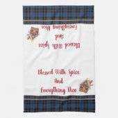Keukenhanddoekloos met specerijen en alles theedoek (Verticaal)
