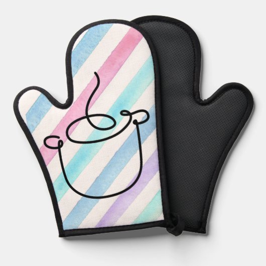 Keukenhandschoen Ovenwant (Voorkant / Achterkant)