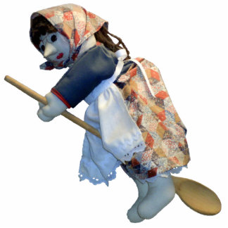 Keukenheks Riding Spoon-versiering Fotobeeldje Ornament