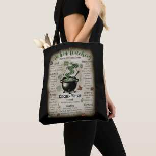 Keukenheksentoer Correspondenties Magische Kruiden Tote Bag