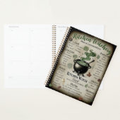 Keukenheksentoer Hekserige Kruiden Correspondentie Planner (Display)