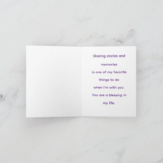 Keukenherinneringen Kaart (Binnen)