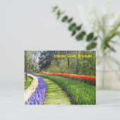 Keukenhof Gardens, Nederland Briefkaart (Staand voorkant)