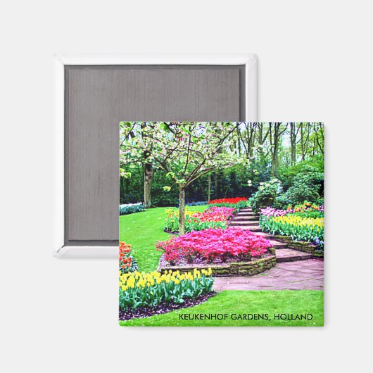 KEUKENHOF GARDENS, NEDERLAND MAGNEET (Voorkant / Achterkant)