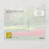 Keukenhof, Lisse, Nederland Briefkaart (Achterkant)