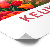 Keukenhof Nederland Reisprint Poster (Hoek)