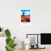 Keukenhof Nederland Reisprint Poster (Thuiskantoor)