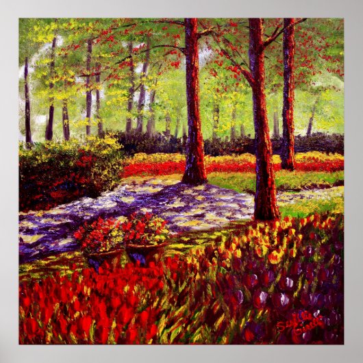 Keukenhof Shadows Poster (Voorkant)