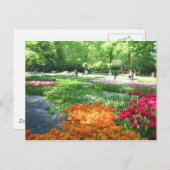 Keukenhof tuin - Holland briefkaart (Voorkant / Achterkant)