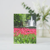 Keukenhof tuin - Holland briefkaart (Staand voorkant)