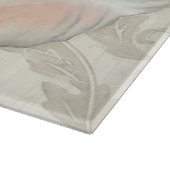 Keukenhostess Gift Beach Seashells Conch w Wood Snijplank (Hoek)