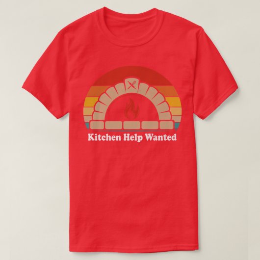 keukenhulp wilde grappige restaurant chef 494 t-shirt (Design voorkant)