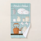 keukenillustratie (gepersonaliseerd) handdoek (Handdoek)