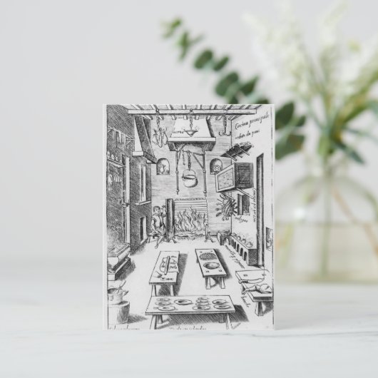 Keukeninterieur Briefkaart (Staand voorkant)