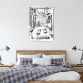 Keukeninterieur Canvas Afdruk (Insitu (Slaapkamer))