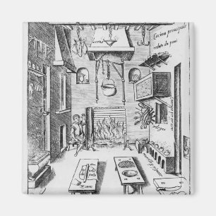 Keukeninterieur Magneet