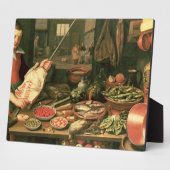 Keukeninterieur met een dienstmeisje fotoplaat (Zijkant)