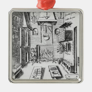Keukeninterieur Metalen Ornament