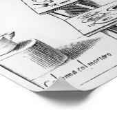 Keukeninterieur Poster (Hoek)