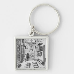Keukeninterieur Sleutelhanger