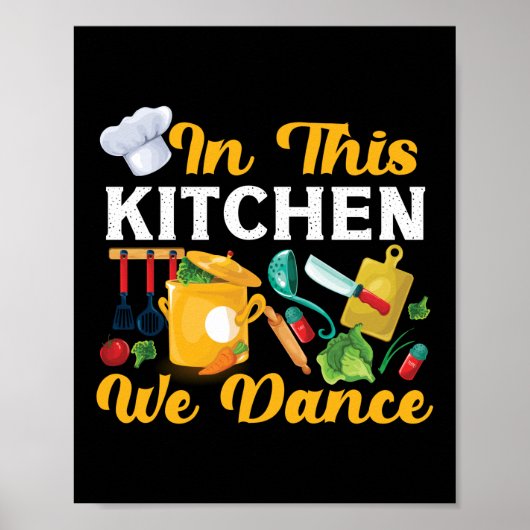 Keukenkaas in deze keuken... We dansen er een. Poster (Voorkant)