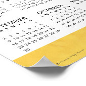 Keukenkalender 2012 met Cake Chef Art Poster (Hoek)