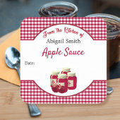 Keukenkanning Apple Butter Square Sticker