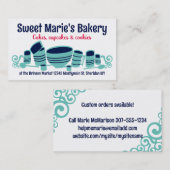 keukenkannisters bakken maar... visitekaartje (Voorkant / Achterkant)