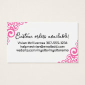 keukenkannisters bakkerij visitekaartjes (Achterkant)