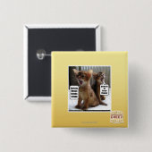 Keukenkarolen Vierkante Button 5,1 Cm (Voorkant /achterkant)