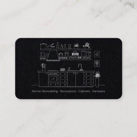 Keukenkasten Eenvoudig Premium Visitekaartje (Voorkant)